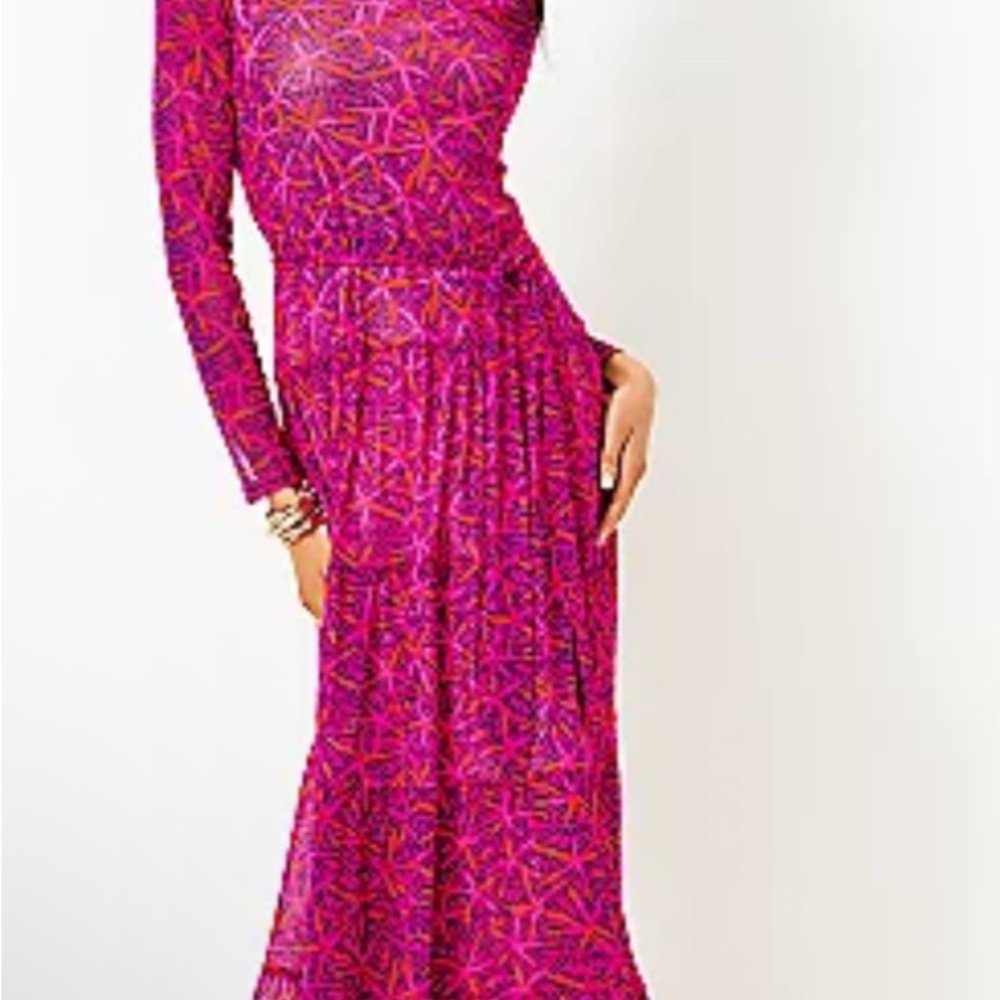 Lilly Pulitzer Pink and Orange Dress